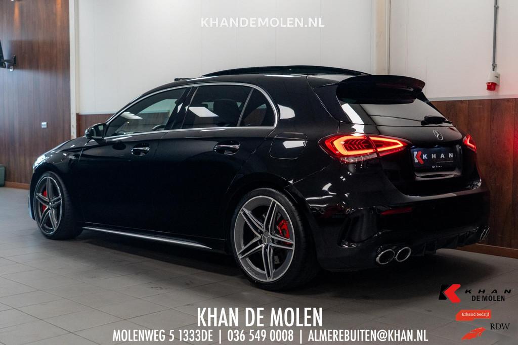 Mercedes-Benz A-klasse AMG 45 S 4MATIC+ ED.1|VOL|PANO|HUD|LE, Automaat, Stof, Gebruikt, Euro 6