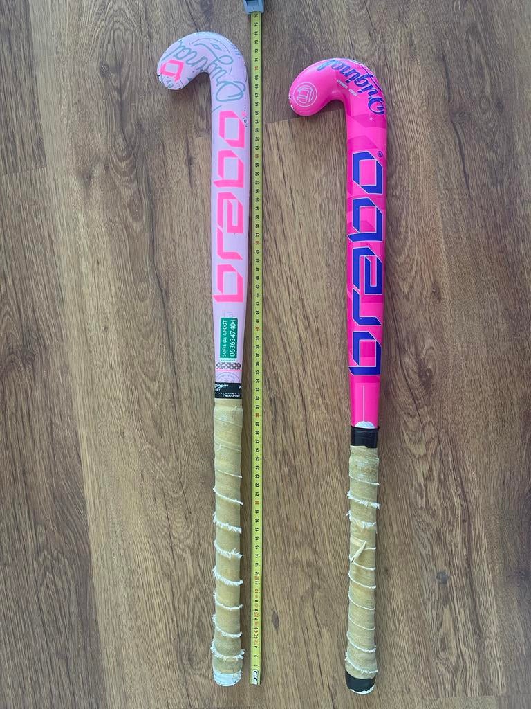 Brabo hockeysticks voor kinderen/beginners (70/74cm), Sport en Fitness, Hockey, Ophalen of Verzenden, Gebruikt, Stick