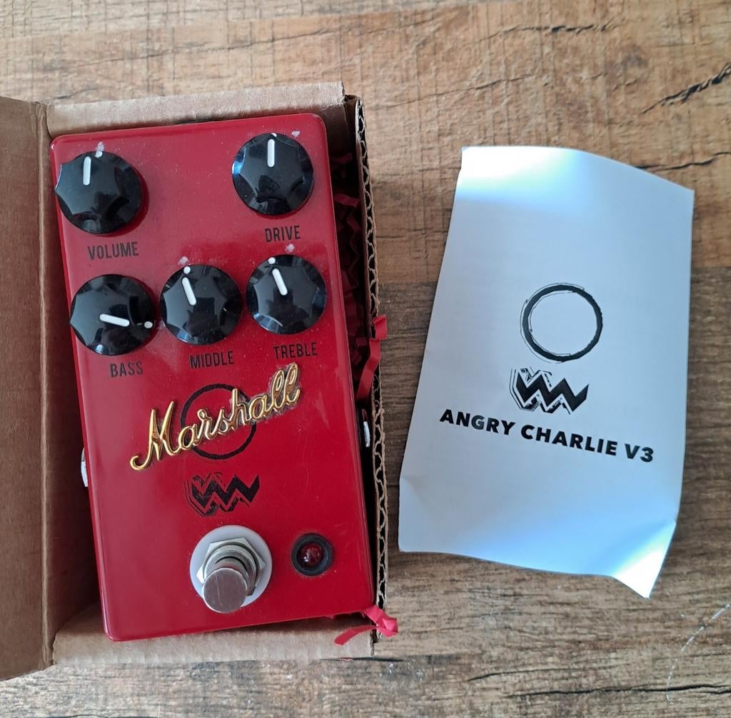 JHS Angry Charlie V3 Distortion Pedaal, Ophalen of Verzenden, Gebruikt, Distortion, Overdrive of Fuzz