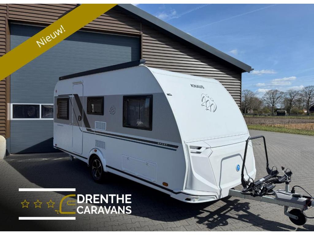 Knaus Sport 460 EU Exclusive Selection NIEUW Full Options, Caravans en Kamperen, Bedrijf, Treinzit, Schokbreker, Overige typen