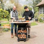 BBQ Plancha Companero XXL 2.0 Blackline met houtopslag NW, Tuin en Terras, Ophalen of Verzenden, Nieuw, RJRoyal Living