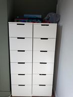 2 IKEA ladekastjes Nordli, Ophalen, Overige materialen, Gebruikt, 5 laden of meer