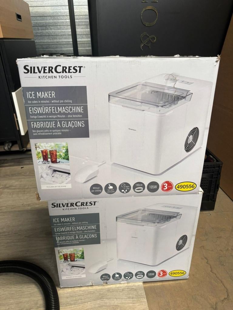 Silvercrest ice maker, Ophalen of Verzenden, Zo goed als nieuw, Zelfvriezend