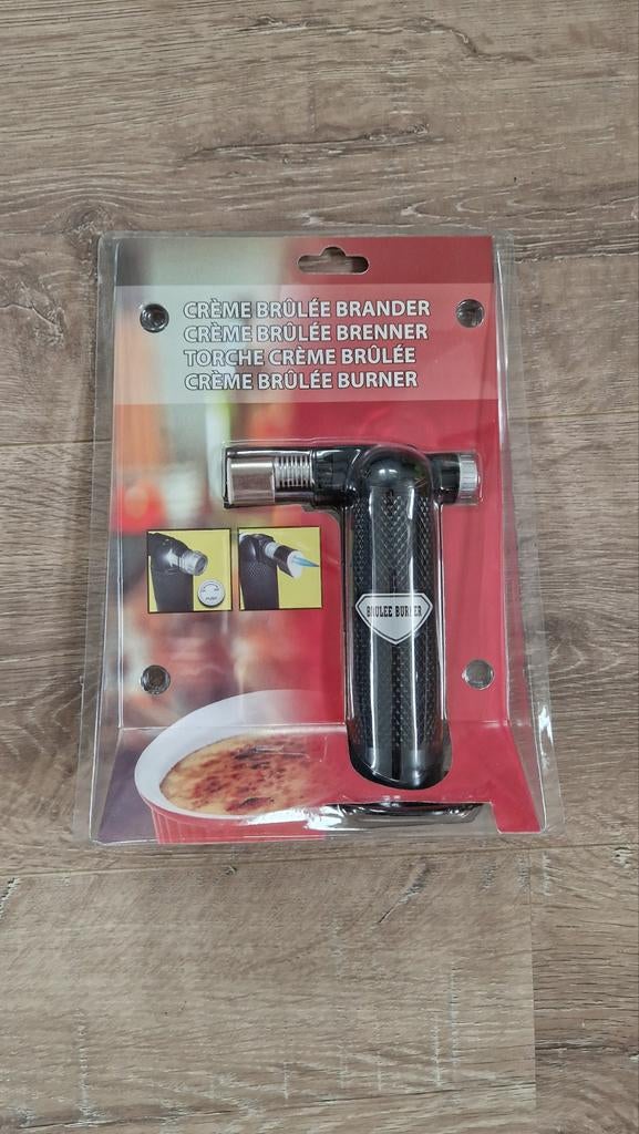 Crème brûlee brander - nieuw, Ophalen of Verzenden, Nieuw