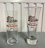 Twee Hertog Jan Oud Limburgs Bierglazen - Nieuwstaat, Verzamelen, Biermerken, Ophalen of Verzenden, Nieuw, Glas of Glazen, Hertog Jan
