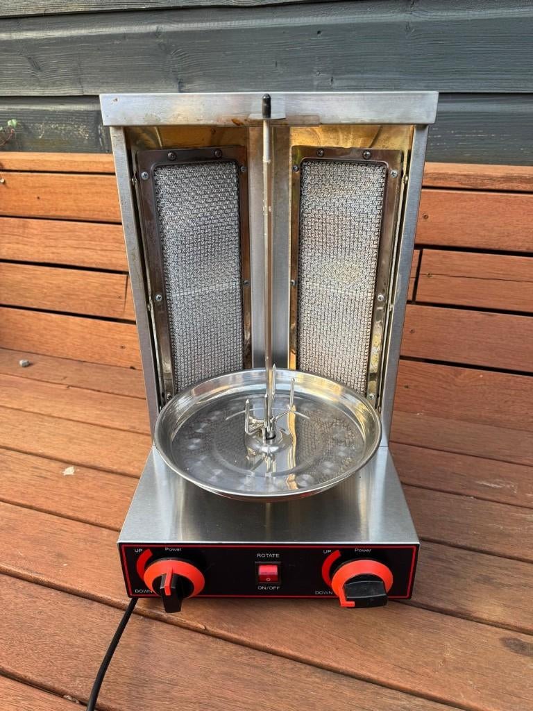 Doner Grill 3000W (Gas), Tuin en Terras, Houtskoolbarbecues, Ophalen of Verzenden, Zo goed als nieuw, Onbekend