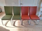 4 nog zeer nette eetkamerstoelen (Eijerkamp), Huis en Inrichting, Stoelen, Ophalen, Zo goed als nieuw, Overige kleuren, Vier