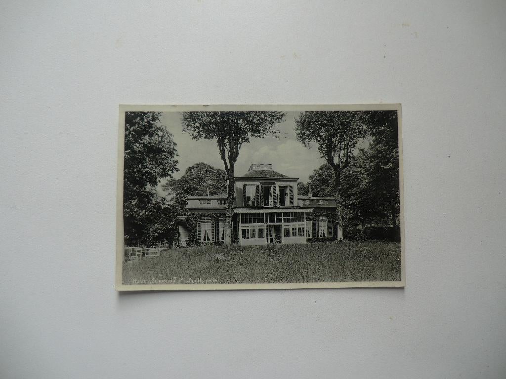 Kasteel,Huize Schoonoord,Oostkapelle,Domburg,Serooskerke, Verzamelen, Verzenden, 1920 tot 1940, Gelopen, Zeeland