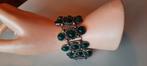 Antieke armband,met groene jade,Kuchi Afghanistan., Ophalen of Verzenden, Overige materialen, Overige typen, Met edelsteen