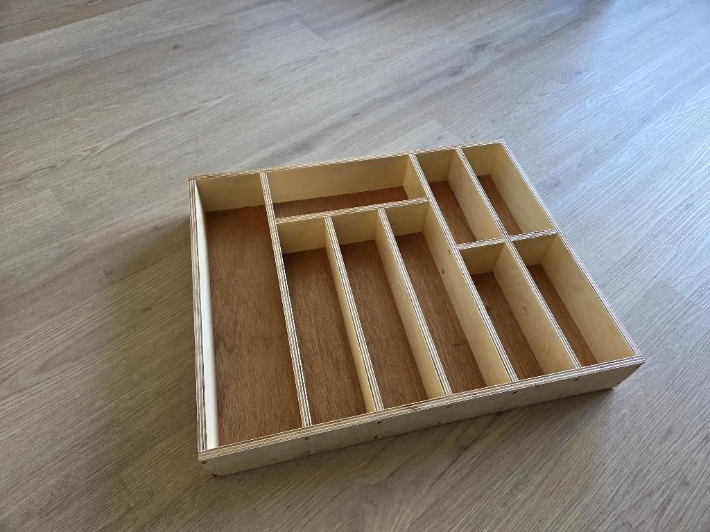 Bestekbak / ladebak / ladeverdeler, Ophalen of Verzenden, Zo goed als nieuw, Hout