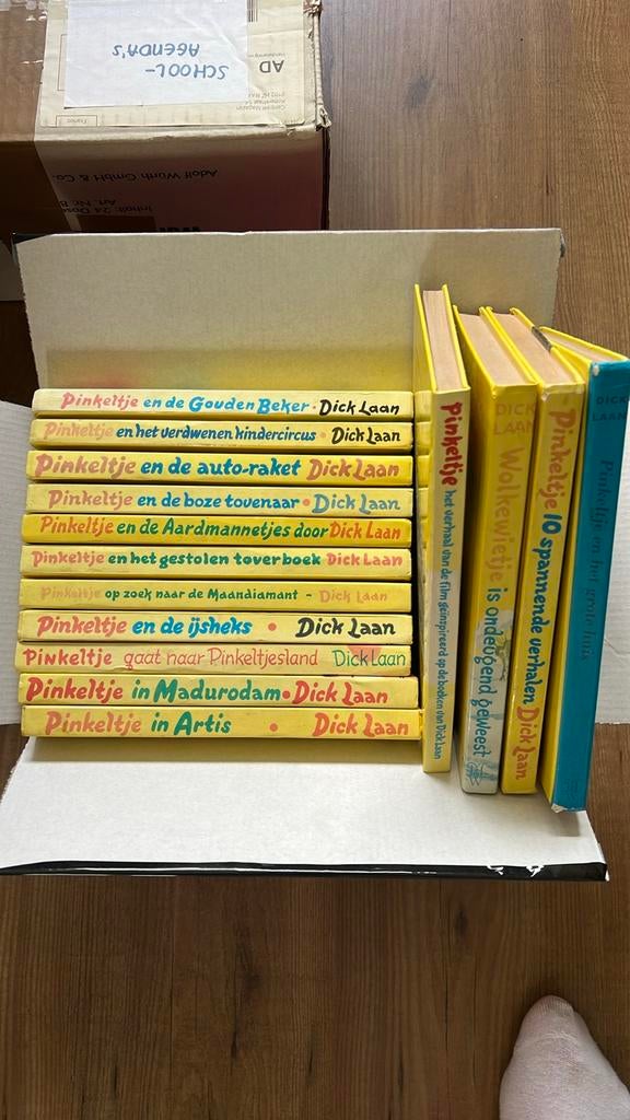 Pinkeltje boeken - 15 stuks - Dick Laan, Ophalen of Verzenden, Gelezen, Fictie algemeen