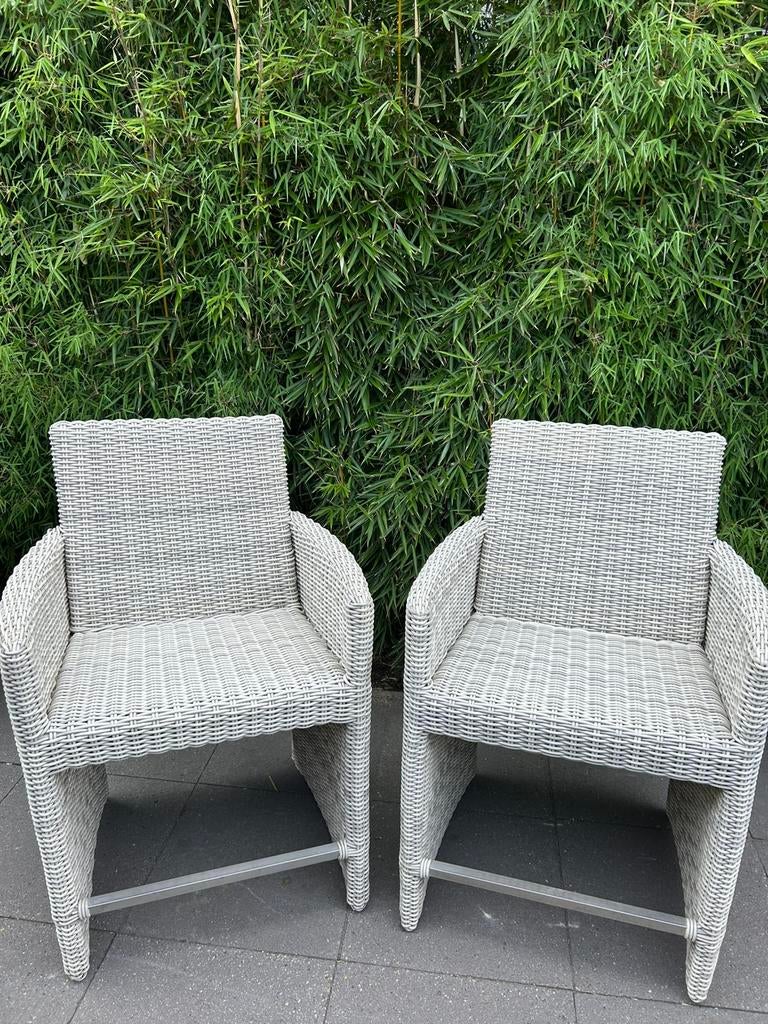 Borek tuinstoelen, Ophalen of Verzenden, Zo goed als nieuw, Kunststof