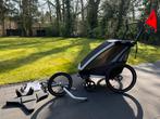Thule Chariot Lite 2 fietskar + joggingwiel + verkleinkussen, Ophalen, Zo goed als nieuw, Kinderkar, Opvouwbaar