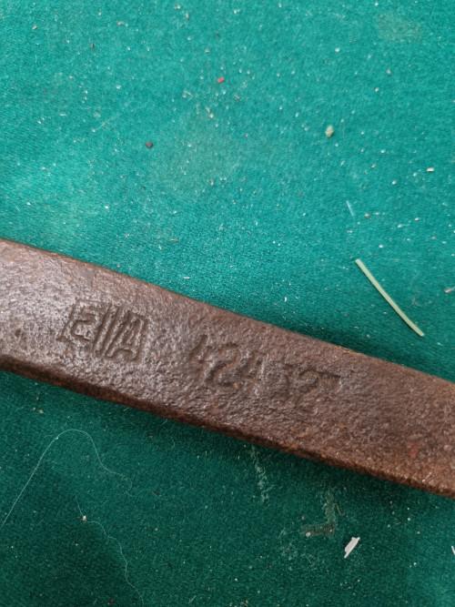 binder antiek met haken gemerkt, Ophalen of Verzenden