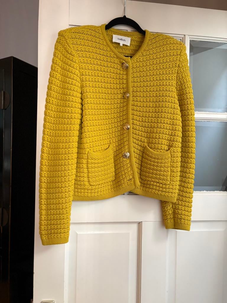 Bash geel vest S als nieuw, Kleding | Dames, Geel, Ophalen of Verzenden, Zo goed als nieuw, Jasje