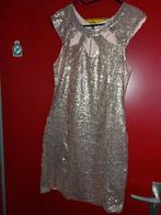 Pailletten jurk Rose mt M  bijna Gratis Klein Prijsje, Ophalen of Verzenden