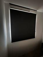 Antraciet plissé gordijn met top down / bottom up functie, Ophalen, Gebruikt, 100 tot 150 cm, Grijs