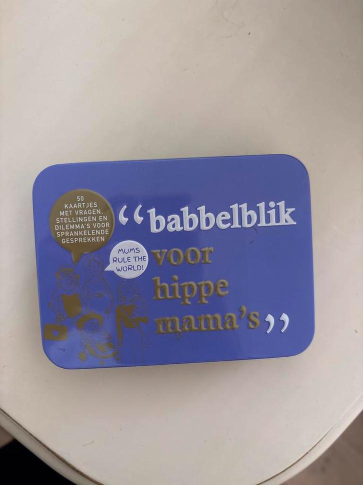 Babbelblik voor hippe mama's, Hobby en Vrije tijd, Gezelschapsspellen | Overige, Zo goed als nieuw, Een of twee spelers, Ophalen of Verzenden