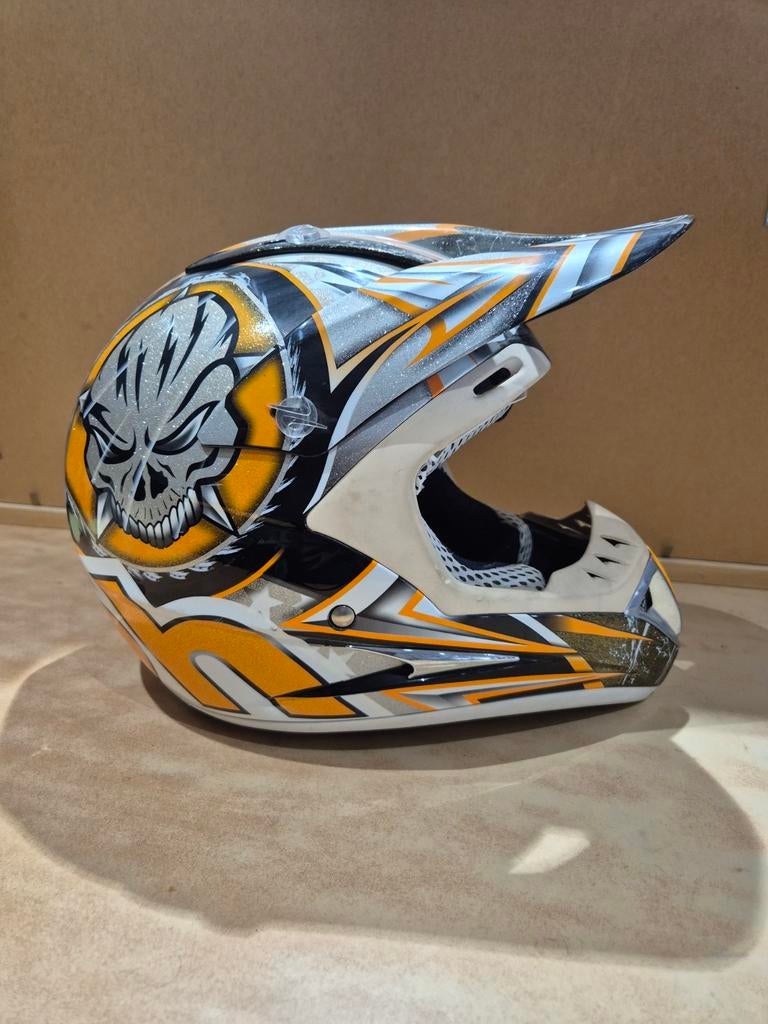 Airoh bargy design maat S 55-56 crossmotorhelm, Overige merken, Onbekend, Ophalen of Verzenden, Onbekend
