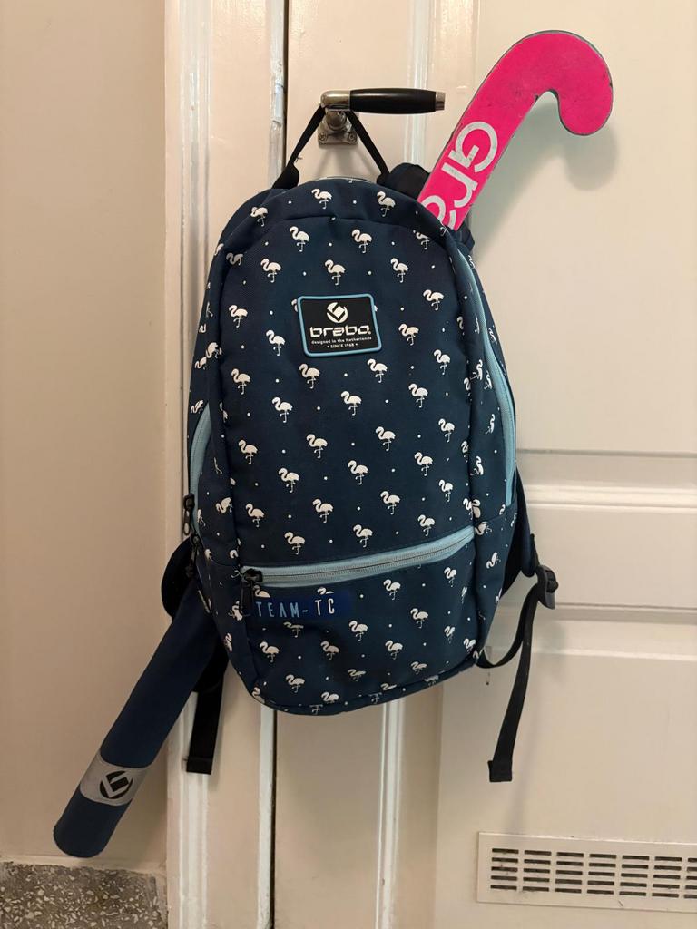 Hockeytas Brabo blauw, Ophalen, Zo goed als nieuw, Tas