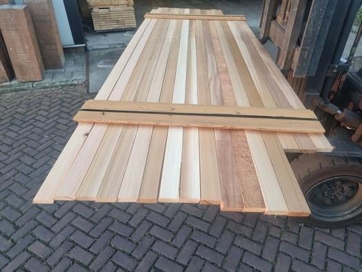 Red Cedar latten 18x65 mm - nr: HP150, Tuin en Terras, Ophalen, Nieuw, 250 cm of meer, Planken