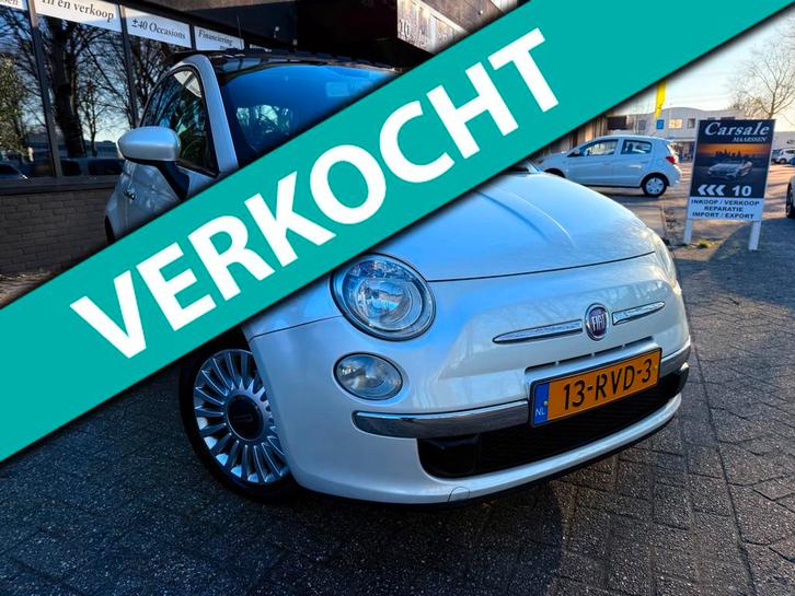 Fiat 500 1.2 Lounge schuifdak, Auto's, Fiat, Bedrijf, Te koop, ABS, Airbags, Airconditioning, Bluetooth, Centrale vergrendeling