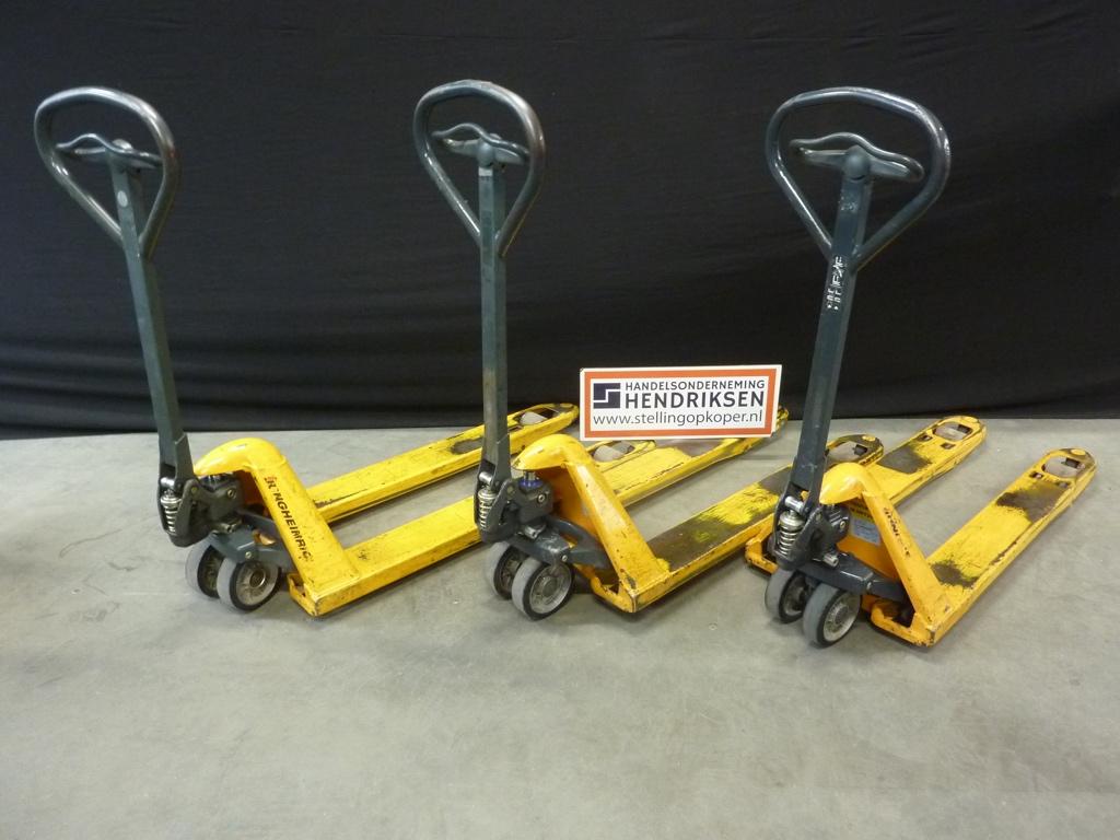 Gebruikte palletwagen Jungheinrich in prima staat! Pompwagen, Gebruikt, Handelsonderneming Hendriksen, Ophalen of Verzenden, Munstermanstraat 6 - Hal 3 - Silvolde