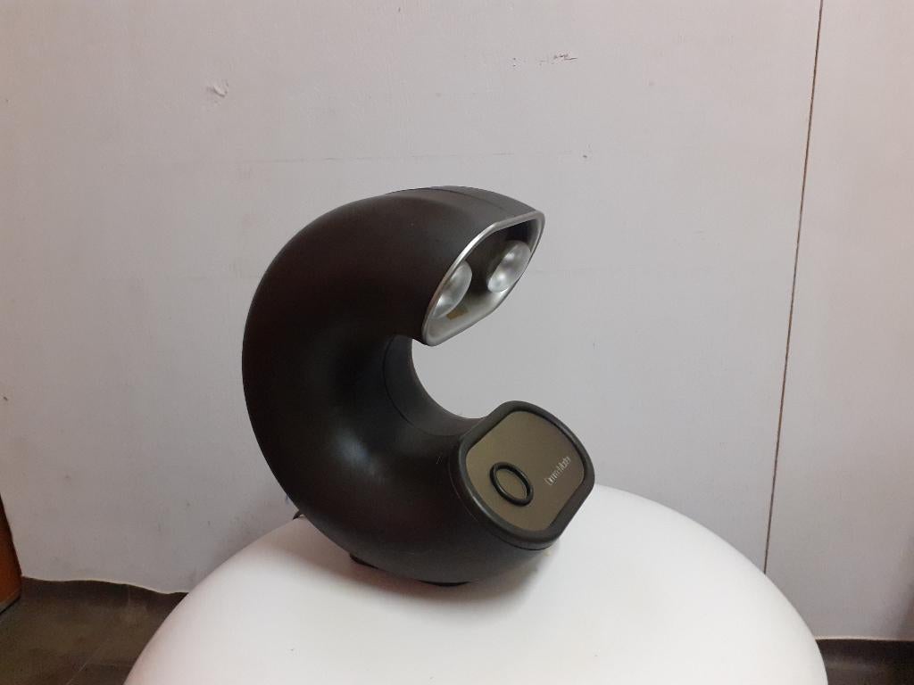 Dimm master tafellamp bruin space age design jaren 70 retro, Gebruikt, ?, ?, ?