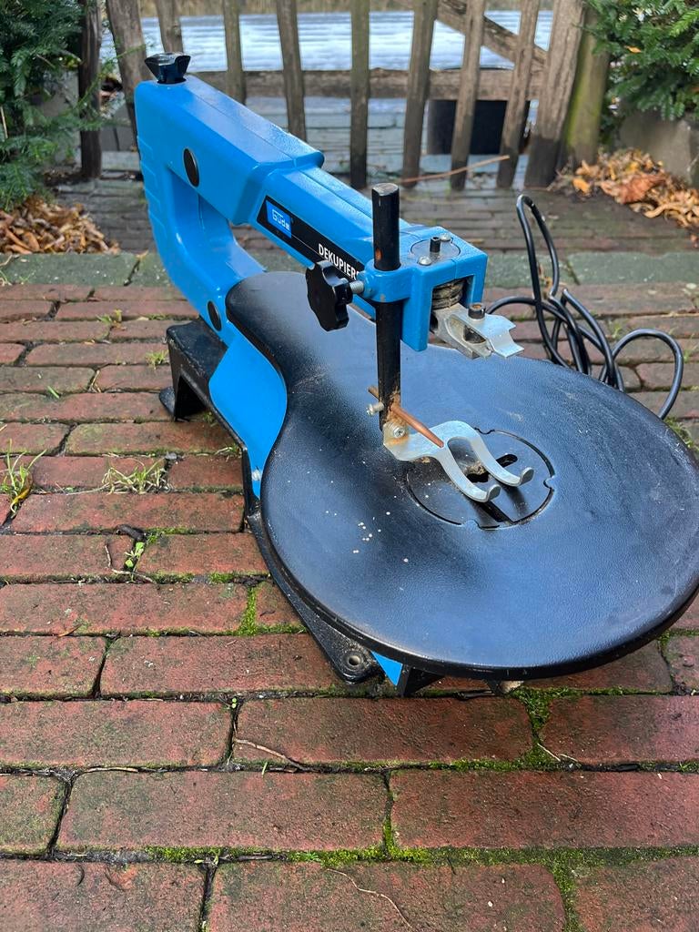 Güde GDS 16 E figuurzaag voor modelbouw en hobbyprojecten, Ophalen, Minder dan 30 mm, Gebruikt, Figuurzaag