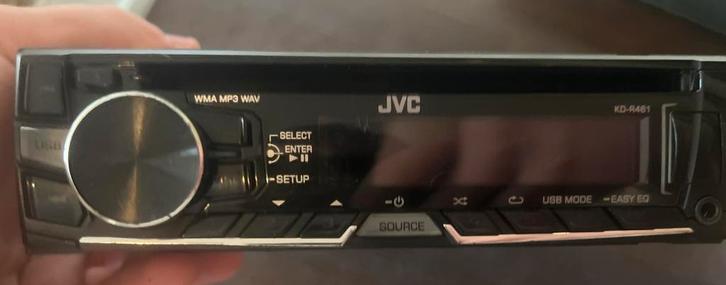 JVC KD-R461 CD Receiver met USB en Bluetooth, Auto diversen, Autoradio's, Gebruikt, Ophalen of Verzenden