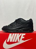 Maat 47,5 - Nike Air Max 90 Leather Black, Verzenden, Zwart, Nike, Sneakers of Gympen