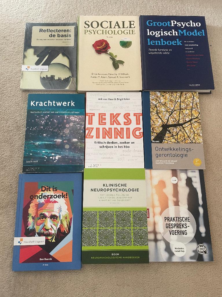 Toegepaste psychologie boeken, Boeken, Ophalen of Verzenden, Alpha, Zo goed als nieuw, HBO