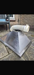 RVS Afzuigkap - 50 x 80 cm, Witgoed en Apparatuur, Afzuigkappen, Ophalen, Gebruikt, Vrijstaand, Motor