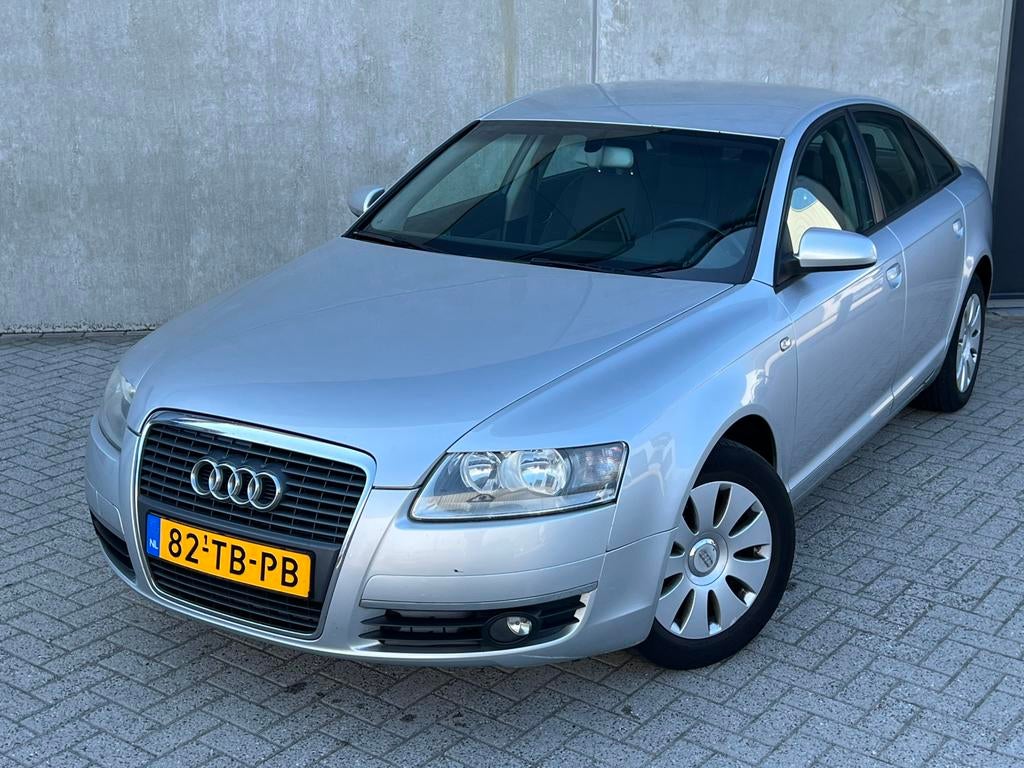 Goedrijdende Grijze Audi A6 2.0 TFSI Sedan 170PK Benzine!, Auto's, Audi, 4 cilinders, 1984 cc, Navigatiesysteem, Origineel Nederlands