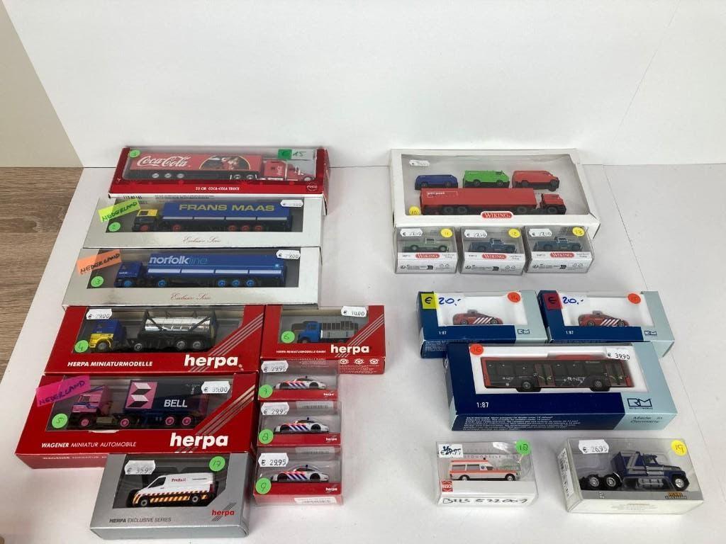 Diverse auto's - Herpa, Busch, Wiking, Rietze, Berkina 1:87, -, -, Nieuw, Ophalen of Verzenden