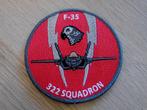 Royal Netherlands Air Force 322 Squadron F-35 patch, Verzamelen, Verzenden, Luchtmacht, Nederland, Embleem of Badge