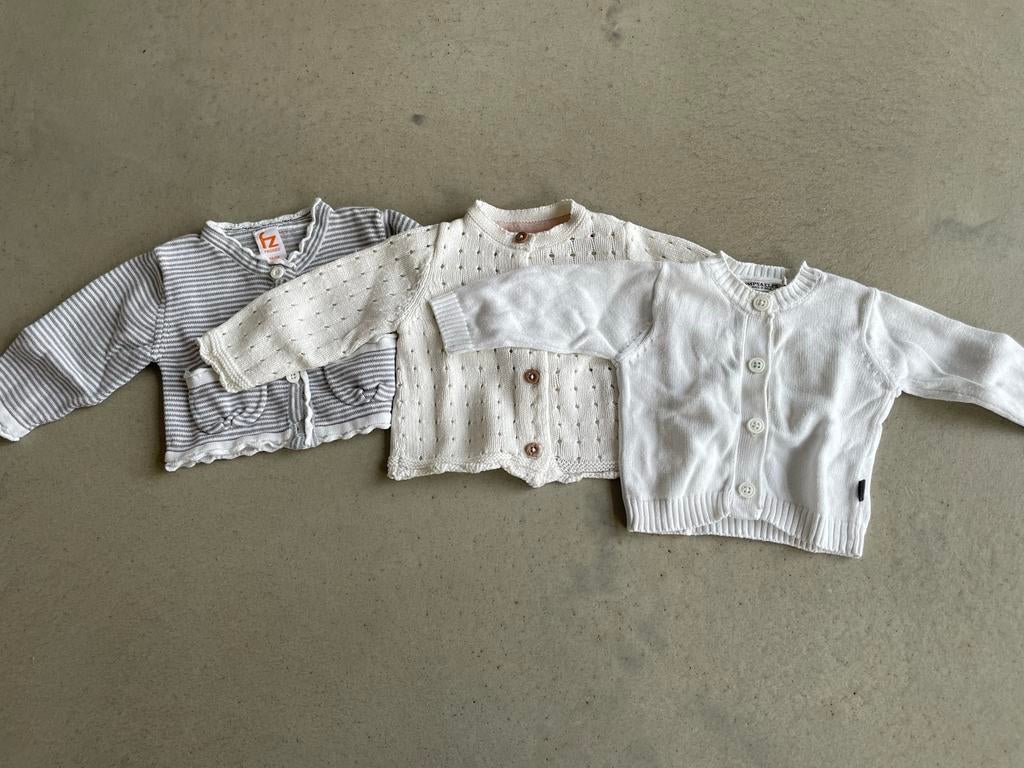 3x Vestje Maat 50 - Frendz, HEMA, Imps&Elfs, Kinderen en Baby's, Babykleding | Maat 50, Ophalen, Zo goed als nieuw, Meisje, Truitje of Vestje