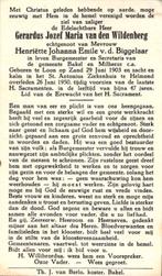 Wildenberg van den Ger. J.M. Loon op Zand 1903-1950 Helmond, Verzamelen, Ophalen of Verzenden
