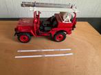 Solido – Brandweer – Jeep Willy, Ophalen, Zo goed als nieuw, Auto, Solido