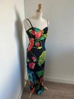 King Louie maat M maxi zomer bloemen jurk 1598, Maat 38/40 (M), Zwart, Ophalen of Verzenden, Zo goed als nieuw