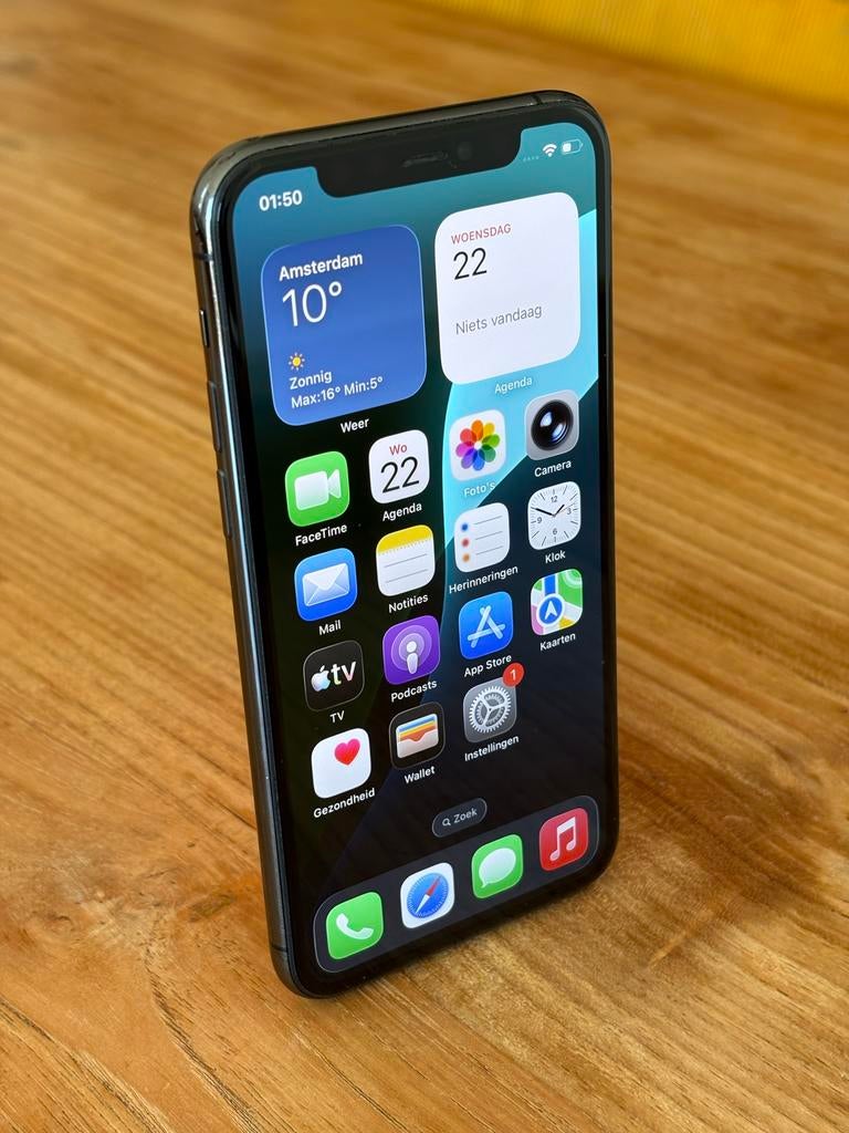 iPhone 11 Pro 64gb space grey - nieuwstaat - 71% batterij, Telecommunicatie, Mobiele telefoons | Apple iPhone, 71 %, Zwart, Ophalen of Verzenden