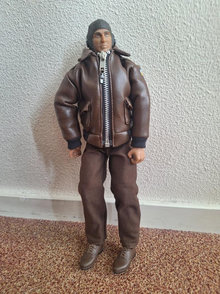 21st Century Toys Actiefiguur Piloot met Leren Jas, Ophalen of Verzenden, Gebruikt
