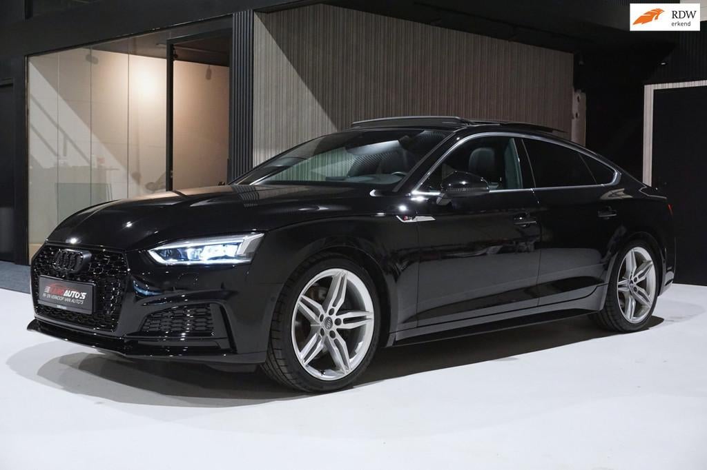 Audi A5 Sportback 2.0 TFSI S-line 252PK Quattro Pano B&O 360, Automaat, 15 km/l, Gebruikt, 4 cilinders
