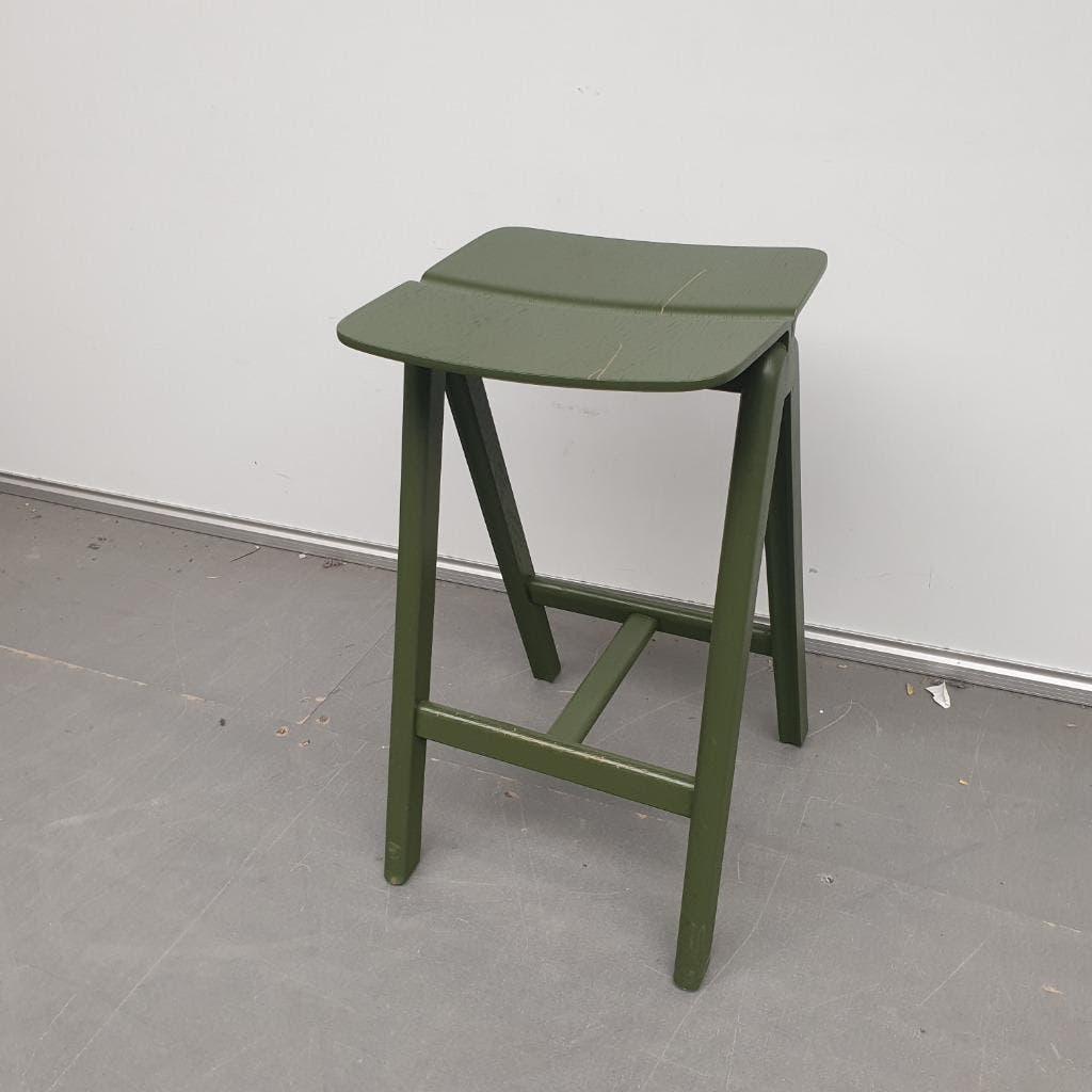 Eiken kruk HAY met schade/kras