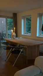 Set Van 4 Vintage Giannina Leren Stoelen, Arrben Italy, Huis en Inrichting, Stoelen, Ophalen, Gebruikt, Zwart
