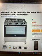 Te koop: Goed werkend gasfornuis – Everglades EVCL9011, Witgoed en Apparatuur, Fornuizen, Gebruikt, 60 cm of meer, Ophalen of Verzenden
