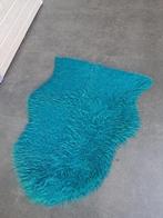 schapenvachtje blauw 2x, Huis en Inrichting, Woonaccessoires | Plaids en Woondekens, Ophalen, Gebruikt