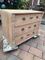 Superbrocante ladekast van oud grenen, Ophalen