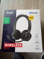 Nieuwe trust headset / koptelefoon bluetooth, Computers en Software, Headsets, Ophalen, Nieuw, Draadloos, Trust