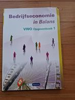 Bedrijfseconomie in Balans vwo opgavenboek 1, Boeken, VWO, Ophalen of Verzenden, Zo goed als nieuw, Van Vlimmeren